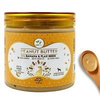 Pawfect Peanut Butter for Dogs: Banana & Flaxseeds Pawfect Peanut Butter for Dogs: Banana & Flaxseeds