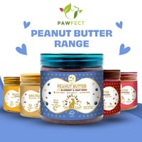 Pawfect Peanut Butter for Dogs: Blueberry & Hempseeds Pawfect Peanut Butter for Dogs: Blueberry & Hempseeds