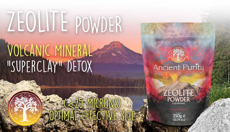 Zeolite Powder - 350g (< 25 Microns) HM Detox Cleanse
