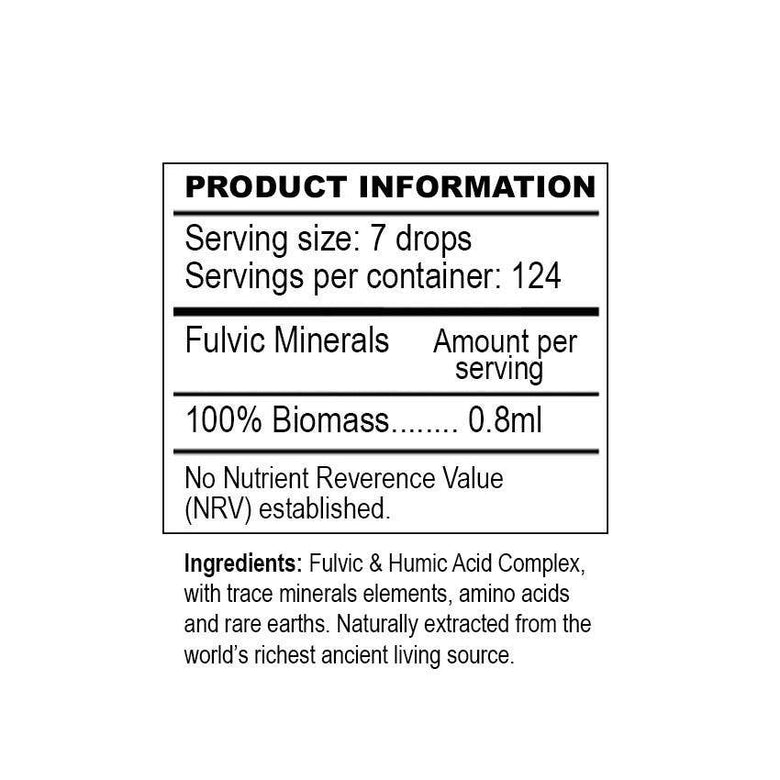 Fulvic Acid Minerals - 50ml
