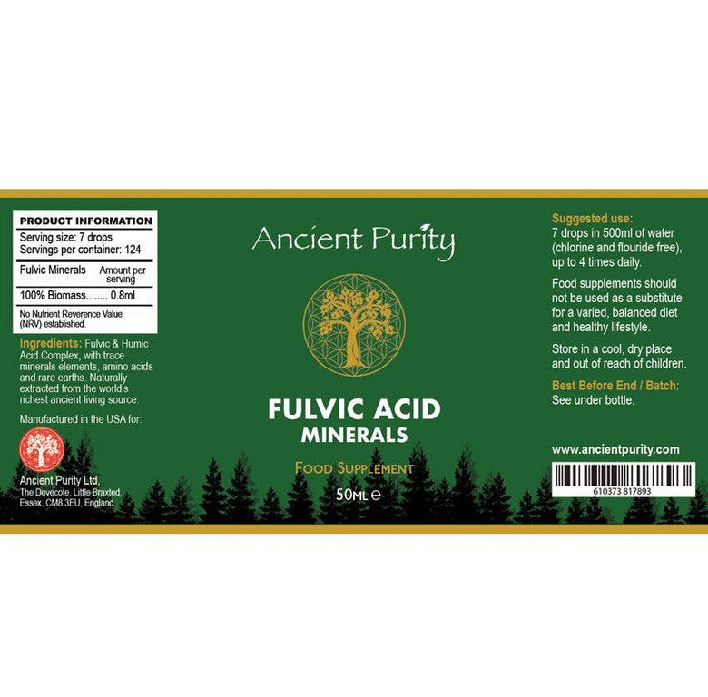 Fulvic Acid Minerals - 50ml