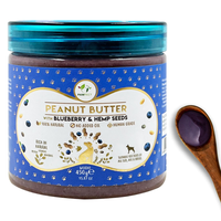 Pawfect Peanut Butter for Dogs: Blueberry & Hempseeds Pawfect Peanut Butter for Dogs: Blueberry & Hempseeds