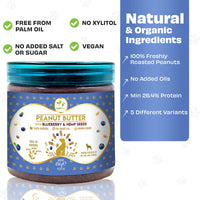 Pawfect Peanut Butter for Dogs: Blueberry & Hempseeds Pawfect Peanut Butter for Dogs: Blueberry & Hempseeds