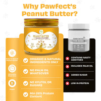 Pawfect Peanut Butter for Dogs: Banana & Flaxseeds Pawfect Peanut Butter for Dogs: Banana & Flaxseeds