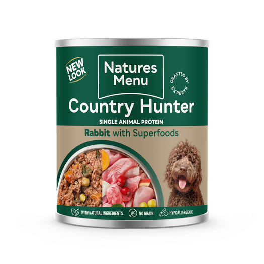 Natures Menu Country Hunter Rabbit Adult Dog Food 600g
