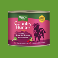 Natures Menu Country Hunter Pheasant and Goose Dog Food 600g Natures Menu Country Hunter Pheasant and Goose Dog Food 600g