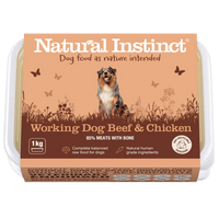 Natural Instinct Raw Working Dog Food Beef & Chicken Natural Instinct Raw Working Dog Food Beef & Chicken