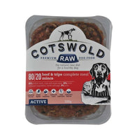 Cotswold Raw Beef & Tripe Mince - 80/20 Active Dog Cotswold Raw Beef & Tripe Mince - 80/20 Active Dog