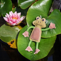 Green & Wilds Eco Dog Toy - Francois Le Frog Green & Wilds Eco Dog Toy - Francois Le Frog