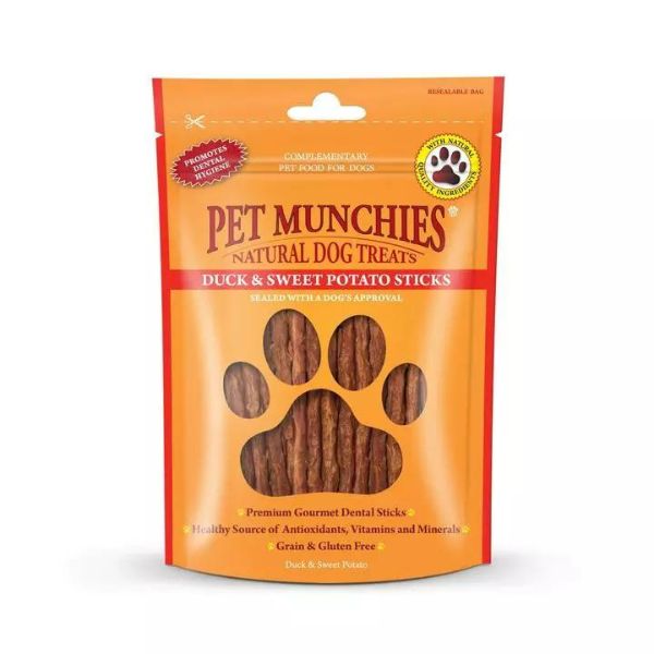 Pet Munchies Duck & Sweet Potato Sticks