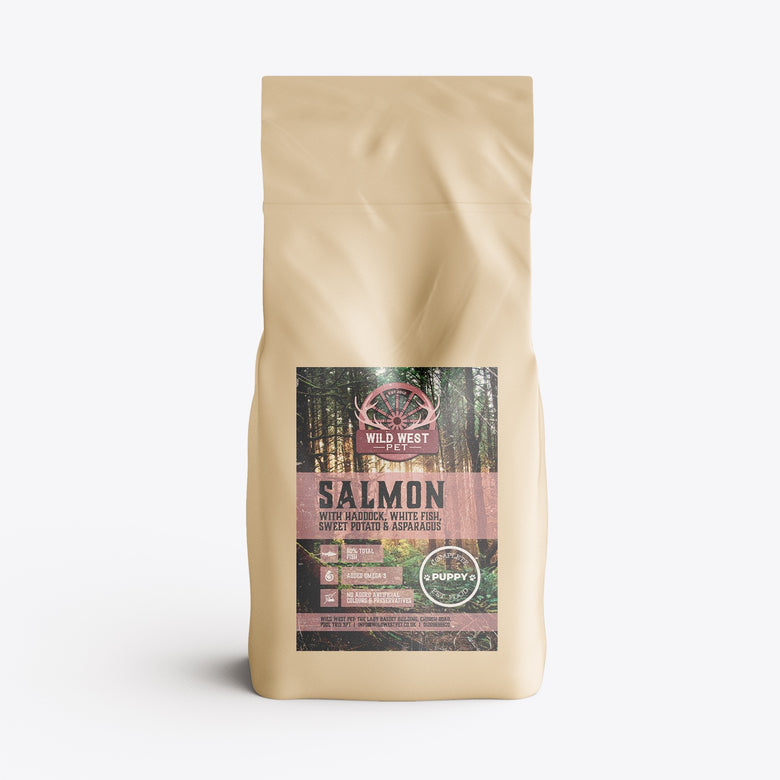 Wild West Pet Grain Free Puppy Dry Food - Salmon & White Fish