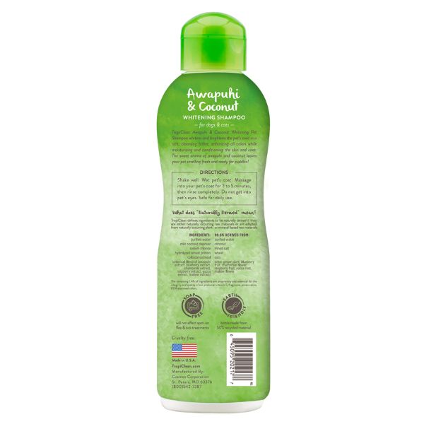Tropiclean Grooming Shampoo Whitening