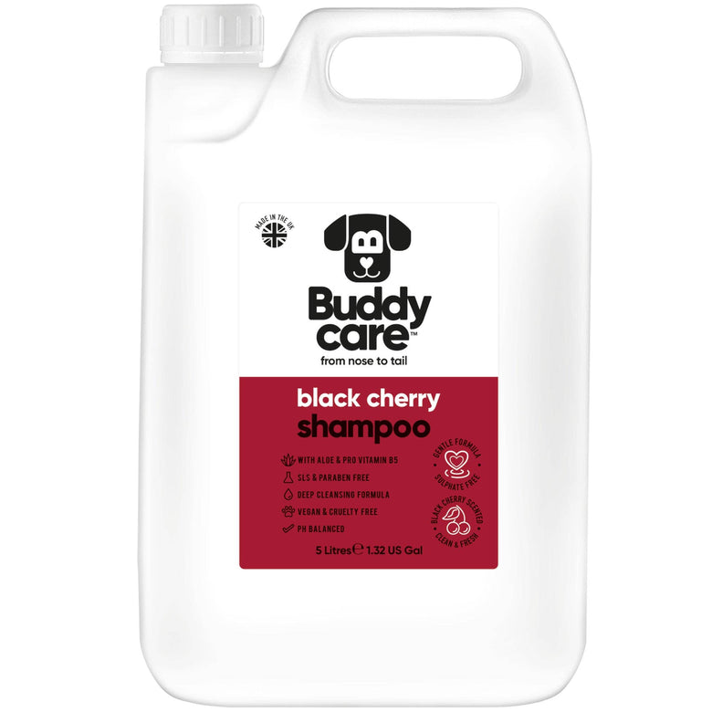 Buddycare Dog Shampoo - Black Cherry - 5L / 1.32 Gal