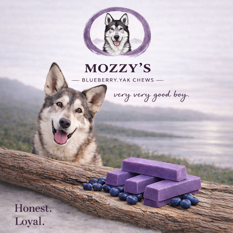 Mozzy's Blueberry Yak Chews