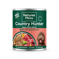 Natures Menu Country Hunter 80% Beef with Superfoods Adult Dog Food 600g
