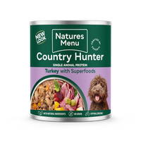 Natures Menu Country Hunter Farm Reared Turkey Dog Food 600g