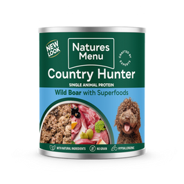 Natures Menu Country Hunter Wild Boar Adult Dog Food 600g