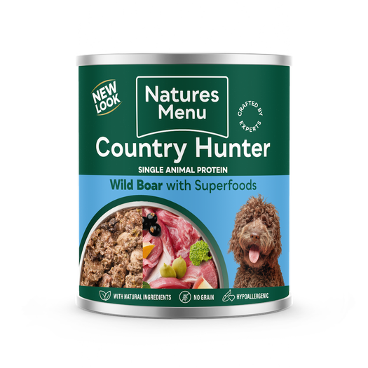 Natures Menu Country Hunter Wild Boar Adult Dog Food 600g