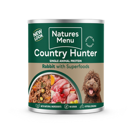 Natures Menu Country Hunter Rabbit Adult Dog Food 600g