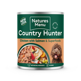 Natures Menu Country Hunter Salmon & Chicken with Superfoods Adult Dog Food 600g