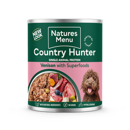 Natures Menu Country Hunter Wild Venison Adult Dog Food 600g