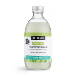 Truthpaste Probiotic Mouthwash. Strong Mint. Fluoride Free
