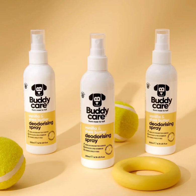 Buddycare Dog Deodorising Spray - Vanilla & Shea Butter - 200ml / 6.76 fl oz