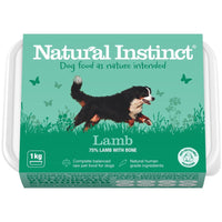 Natural Instinct Raw Dog Food Lamb