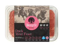 Benyfit Natural 80*10*10 Duck Meat Feast Adult Raw Working Dog Food