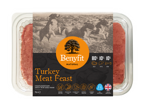 Benyfit Natural 80*10*10 Turkey Meat Feast Adult Raw Working Dog Food