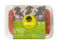 Benyfit Natural Chicken & Tripe Complete Adult Raw Working Dog Food