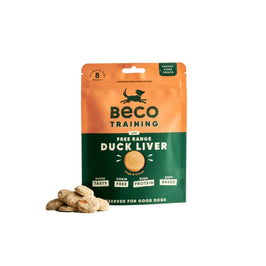 Beco Training Treat Free Range Duck Liver with Sage & Carrot - 60g