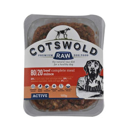 Cotswold Raw Beef Mince - 80/20 Active Dog