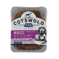 Cotswold Raw Turkey Mince - 80/20 Active Dog