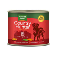 Natures Menu Country Hunter 80% Beef with Superfoods Adult Dog Food 600g