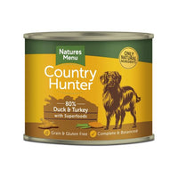 Natures Menu Country Hunter Duck & Turkey with Superfoods Wet Adult Dog Food 600g