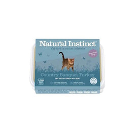Natural Instinct Raw Cat Food Country Banquet Turkey