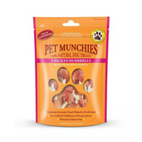 Pet Munchies Chicken and Rawhide Dumbbells