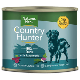 Natures Menu Country Hunter Duck & Plum with Superfoods Wet Adult Dog Food 600g